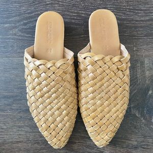St Agni Paris woven mule sz 39